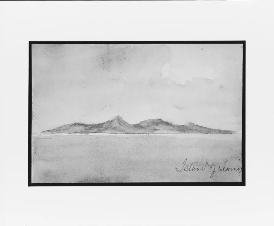 Island of Lemnos (from Sketchbook) by Mary Newbold Sargent