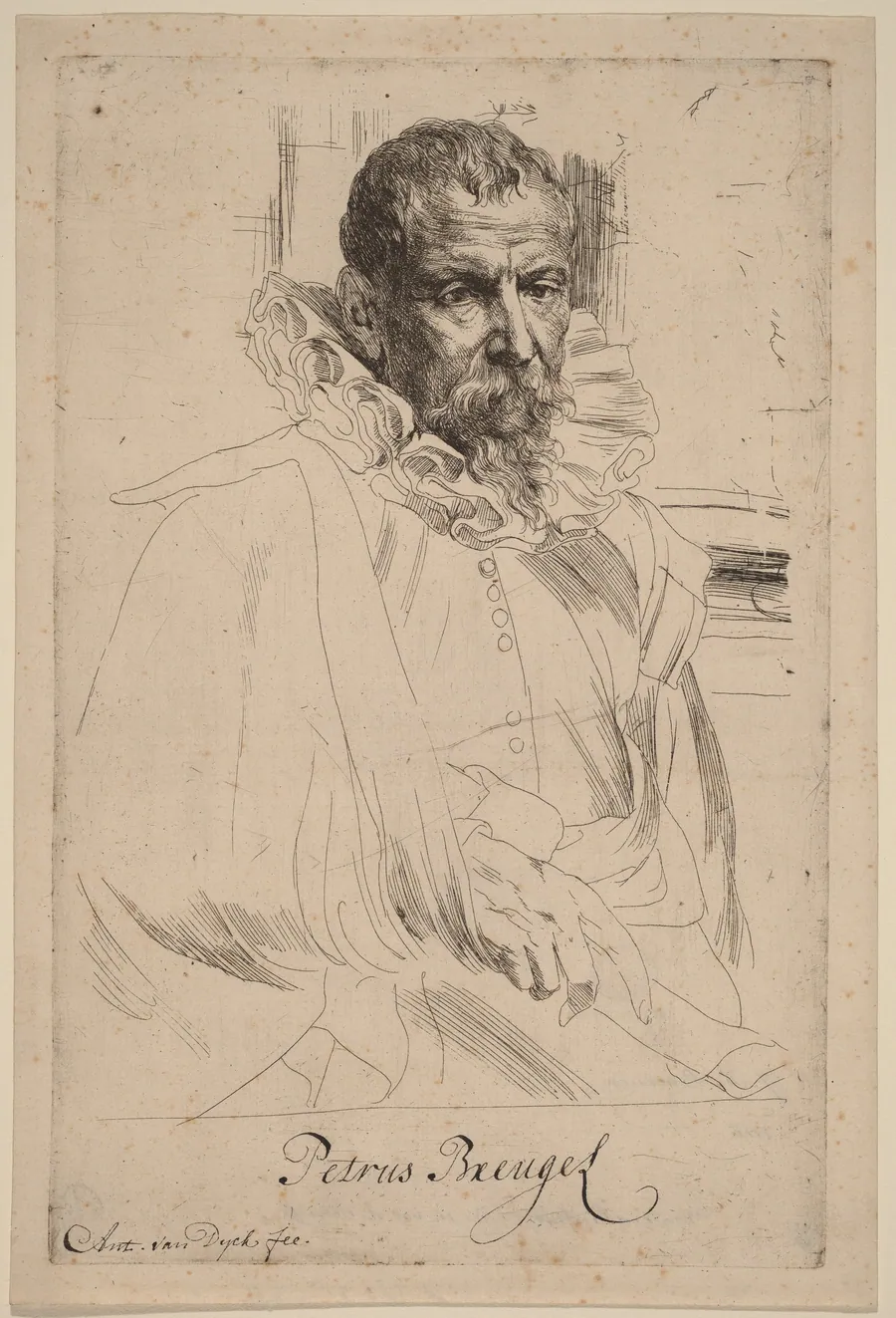 Pieter Bruegel the Younger by Sir Anthony van Dyck