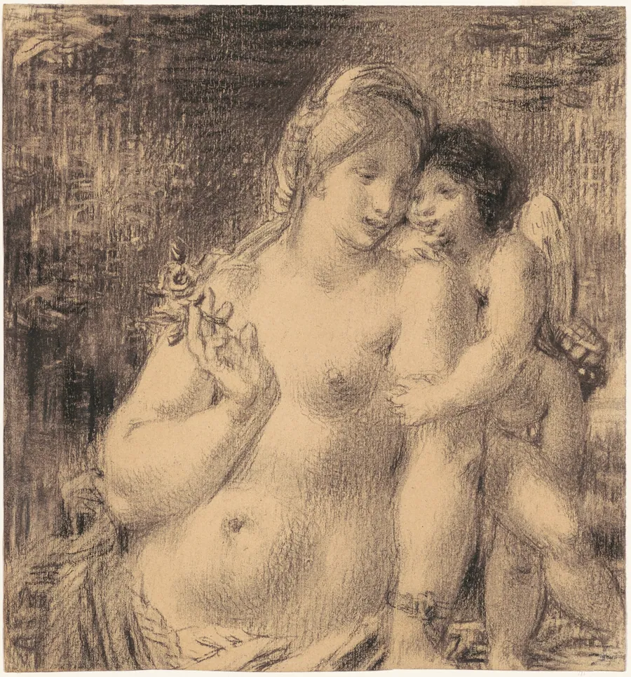 Nude with Cupid by William Perkins Babcock
