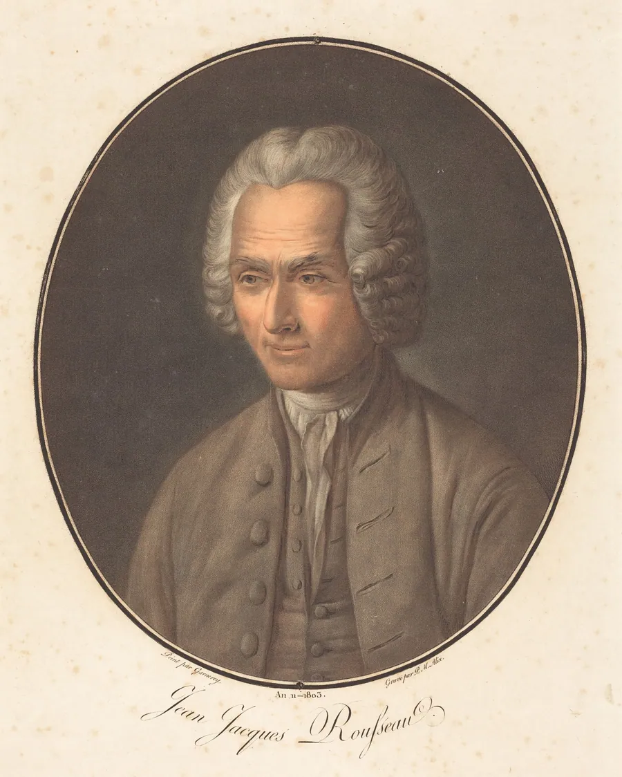 Jean Jacques Rousseau by Pierre-Michel Alix
