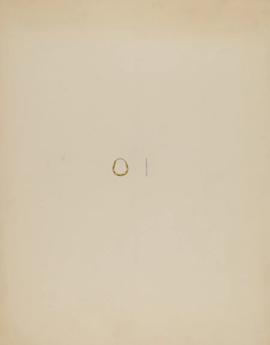 Child's Earring by Isidore Steinberg