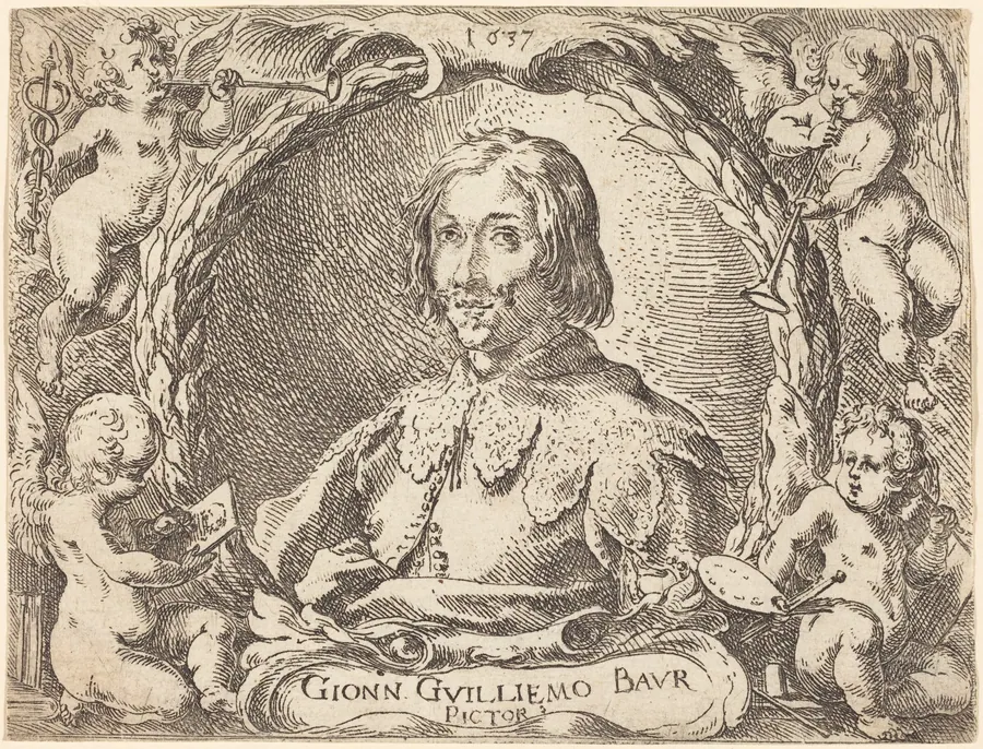 Capricci di varie battaglie (Frontispiece) by Johann Wilhelm Baur