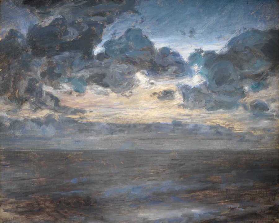 Skt. Hans nat ved Tisvilde strand by Julius Paulsen