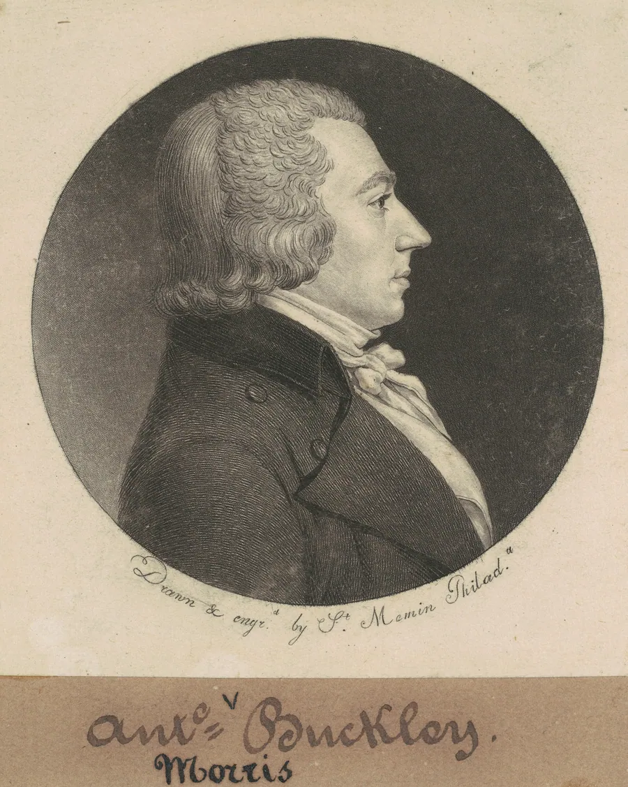 Anthony Morris Buckley by Charles B. J. Févret de Saint-Mémin