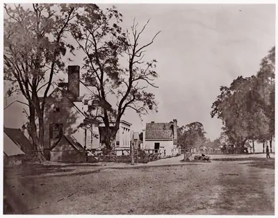 [Headquarters of Captain H. B. Blood, Assistant Quartermaster at City Point, Virginia]
