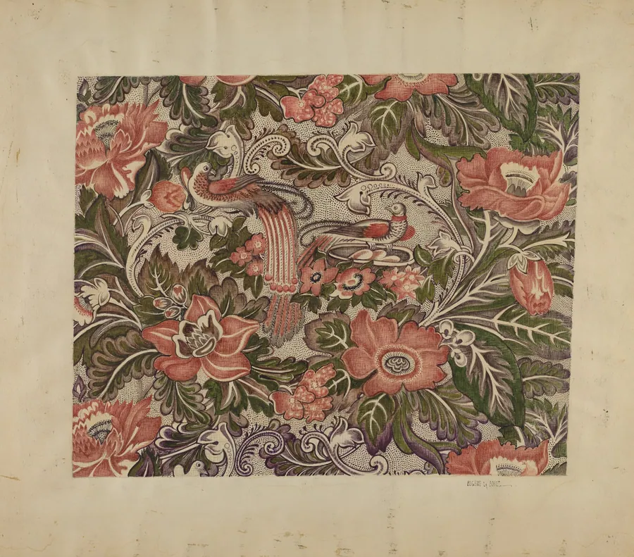 Printed Cotton by Eugene La Foret