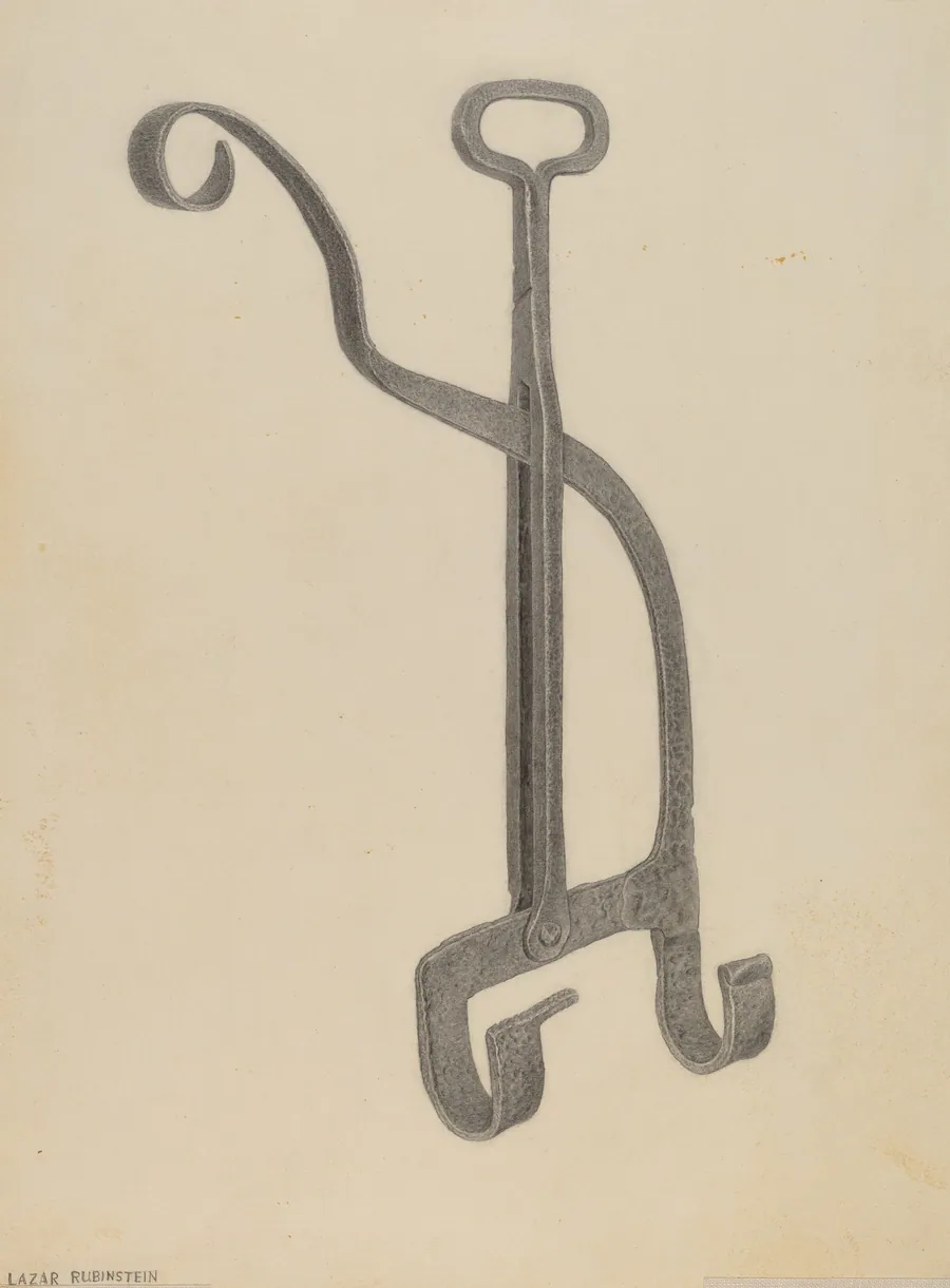 Andiron by Lazar Rubinstein