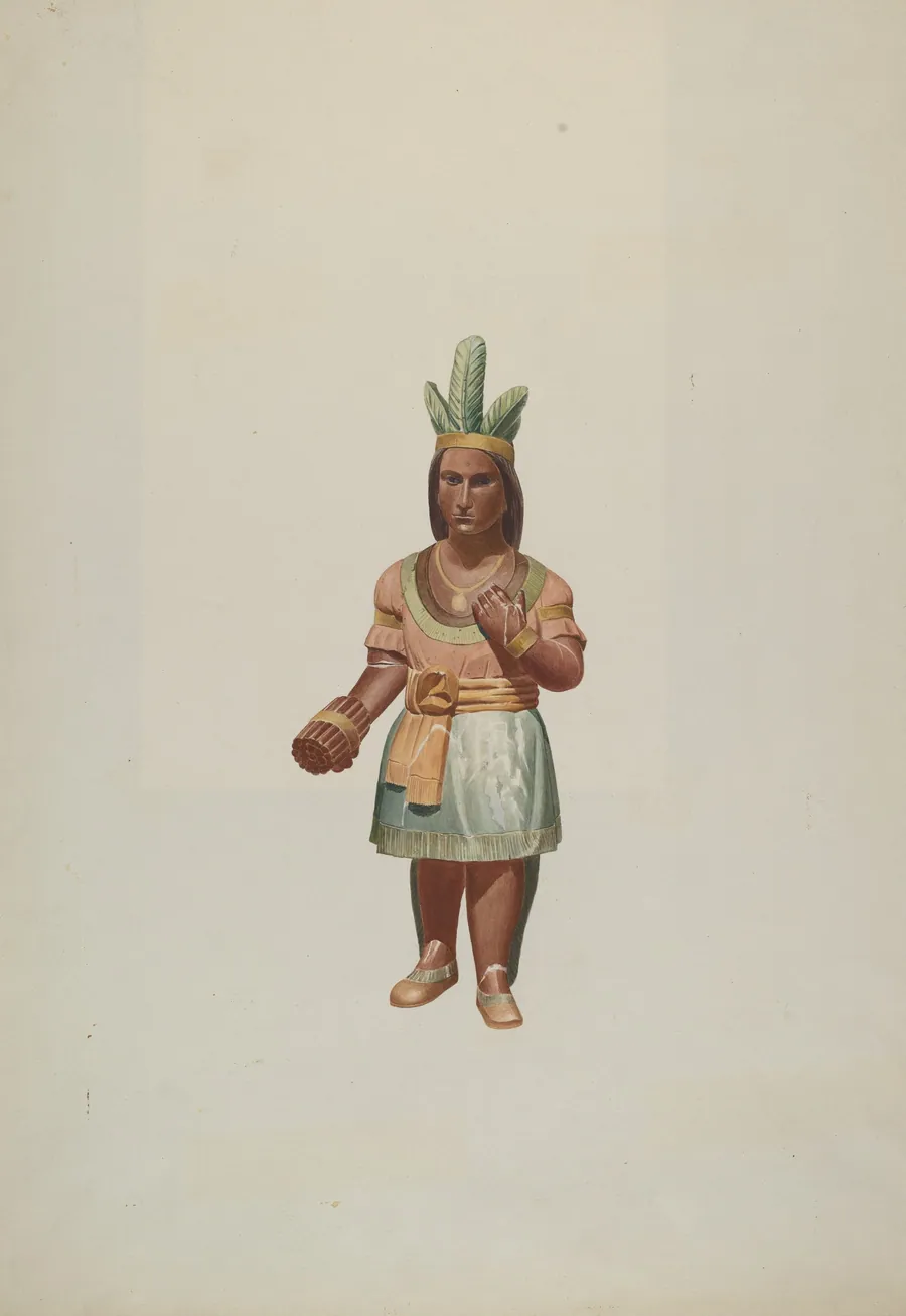 Cigar Store Indian by Alton K. Skillin
