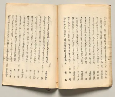 Spread Sixteen from Volume Five of People of Japan in Light Verse (Kyōka)