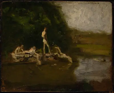 Study for "The Swimming Hole"