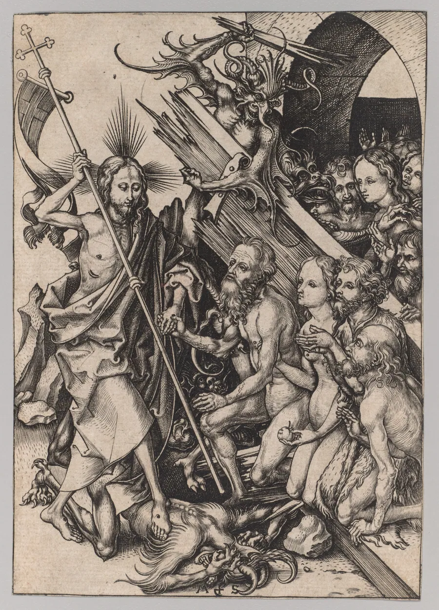 The Passion: Christ in Limbo by Martin Schongauer