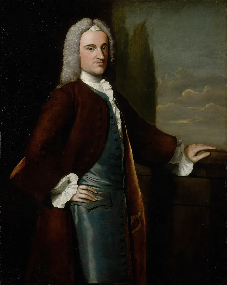 Thomas Hopkinson by Robert Feke, born Oyster Bay, NY ca. 1707-died ca. 1751