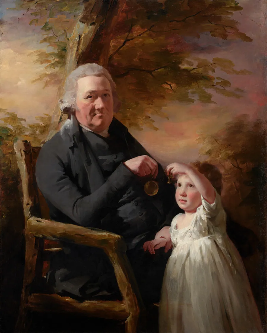 John Tait and His Grandson by Sir Henry Raeburn