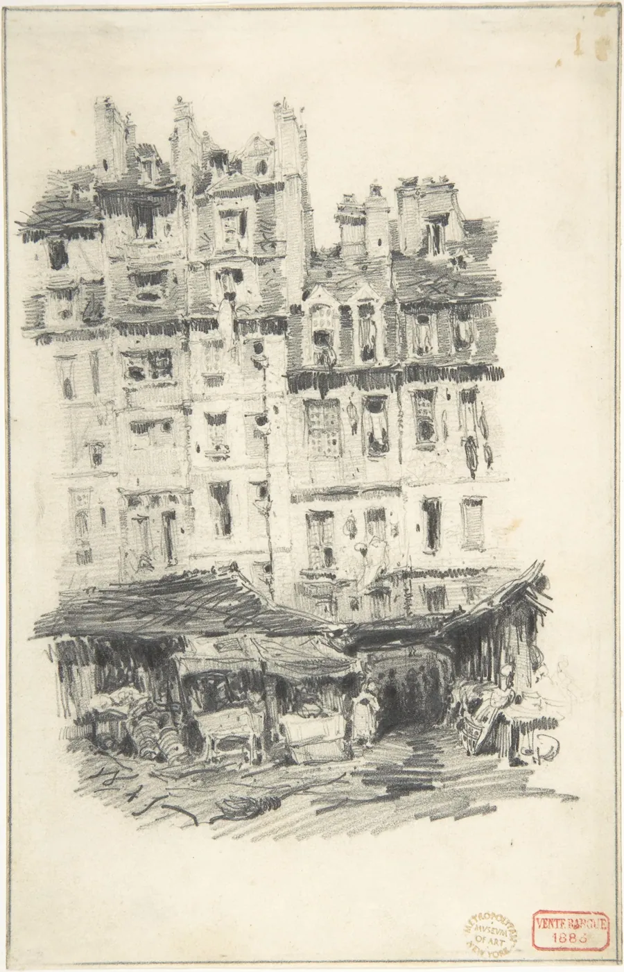 Houses by Charles Bargue