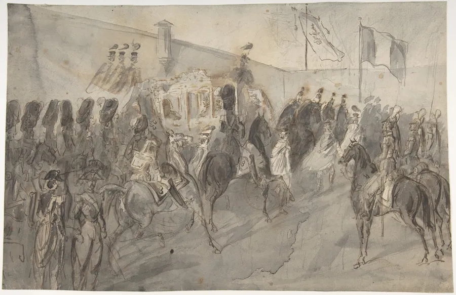 The Senator Returning from the Vatican by Constantin Guys