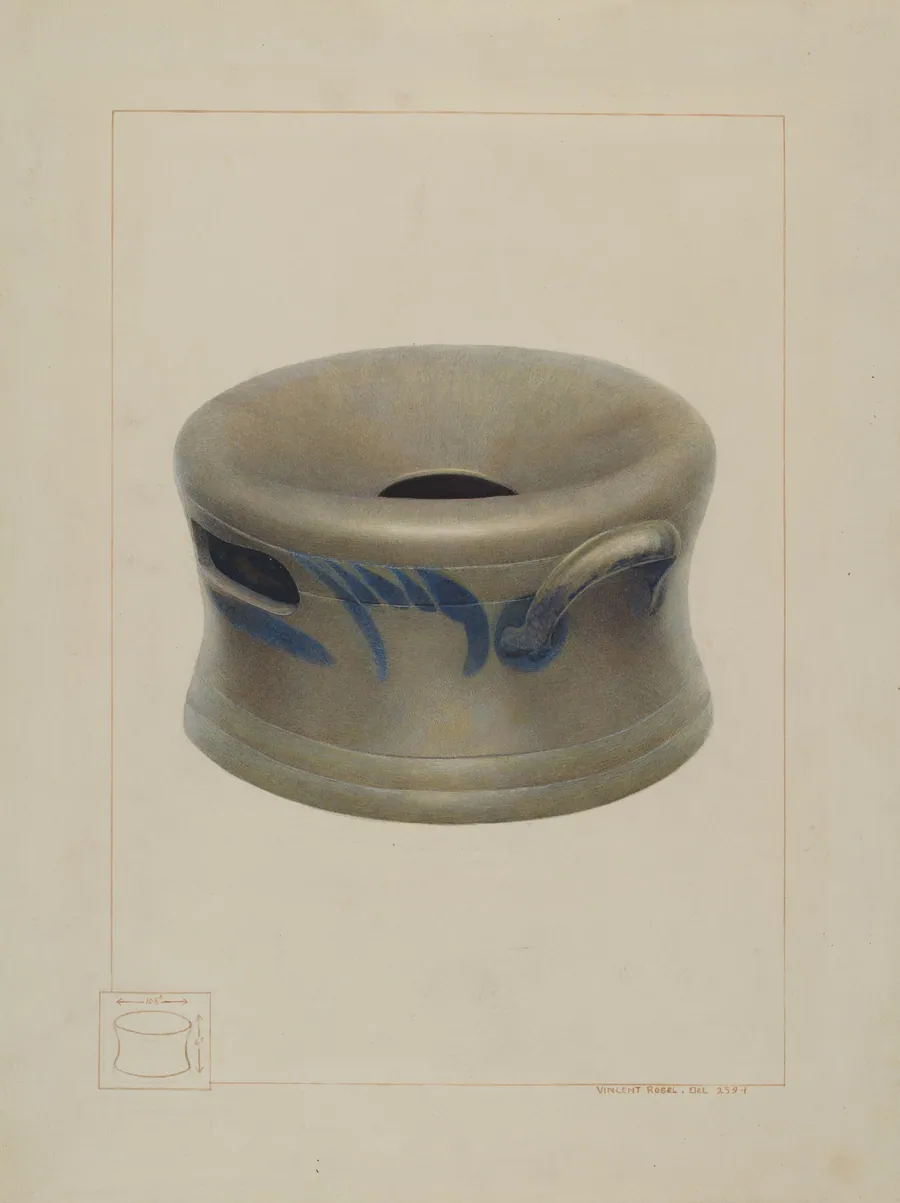 Crockery Cuspidor by Vincent P. Rosel
