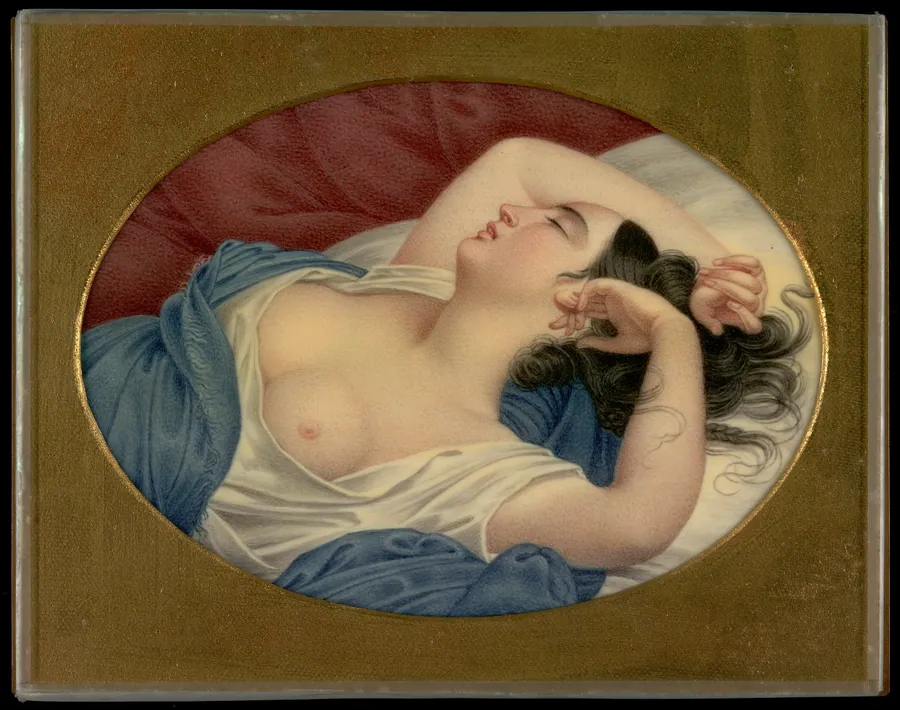 Sleeping Beauty by Henry Brintnell Bounetheau, born Charleston, SC 1797-died Charleston, SC 1877