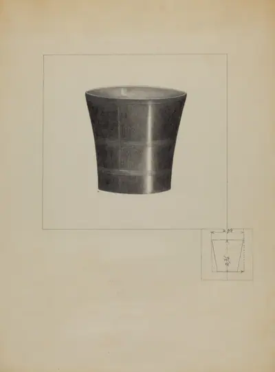 Pewter Beaker