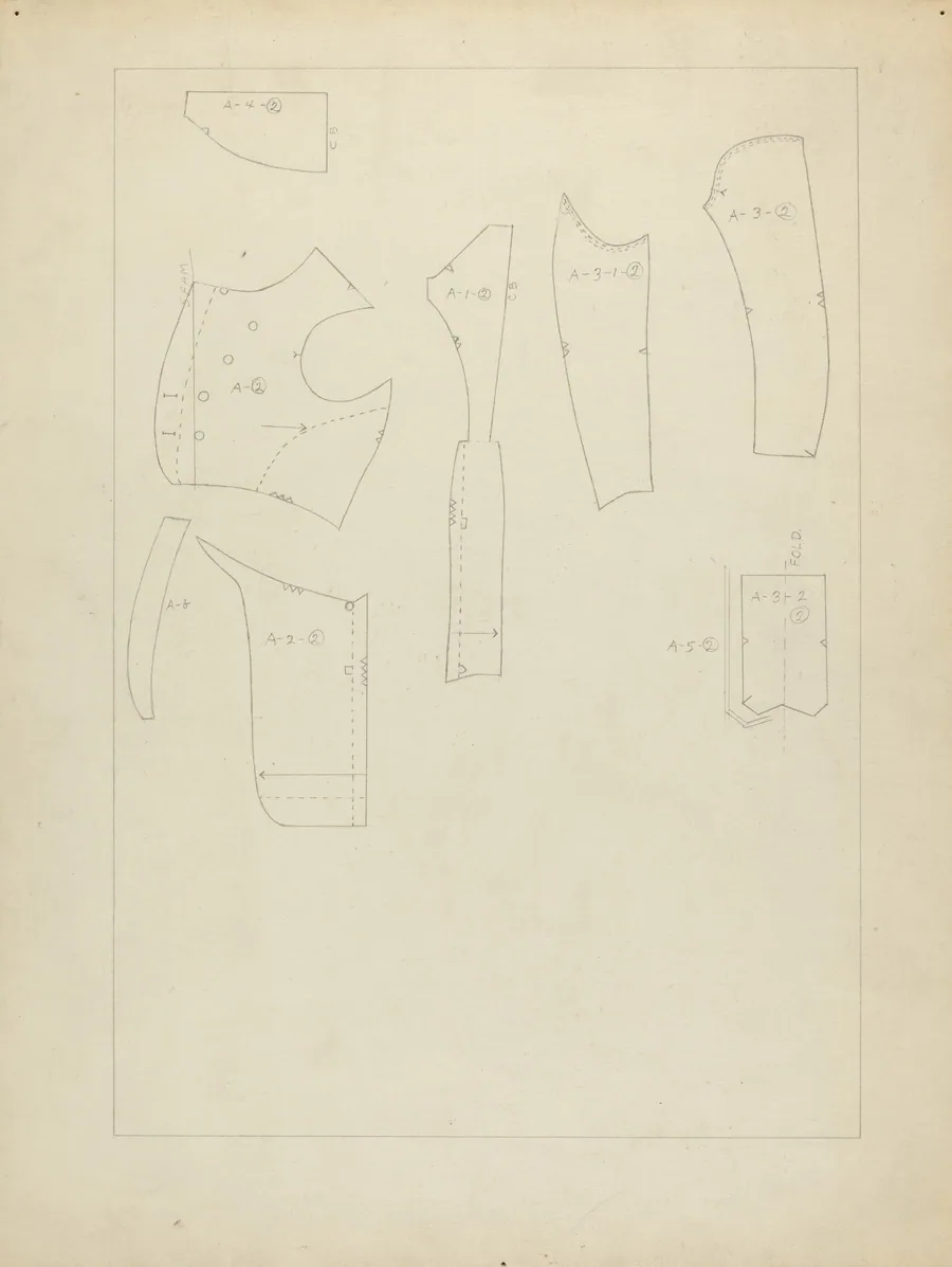 Sugar Merchant's Suit (Pattern) by Henry De Wolfe