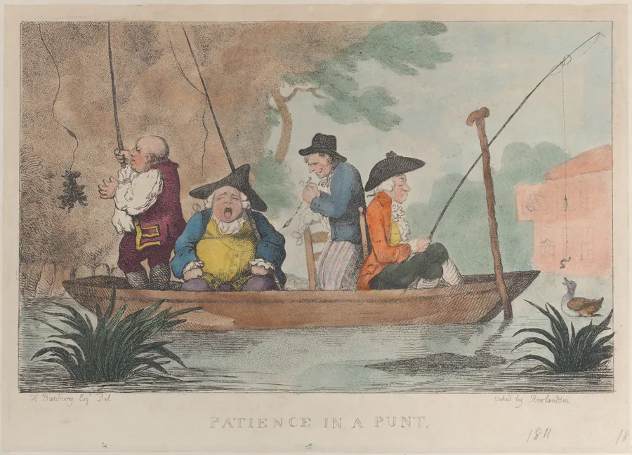 Patience in a Punt by Henry William Bunbury