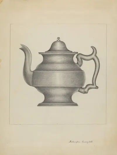 Pewter Teapot
