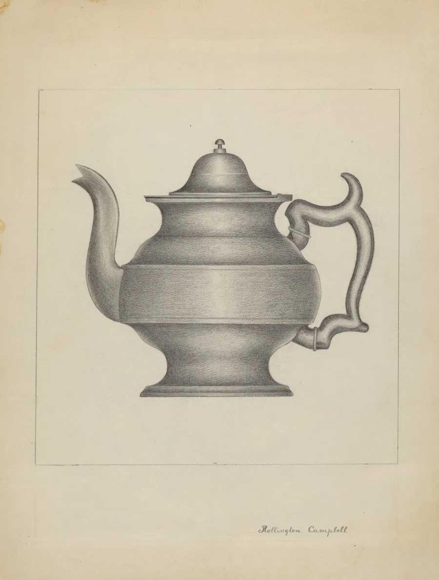 Pewter Teapot by Rollington Campbell