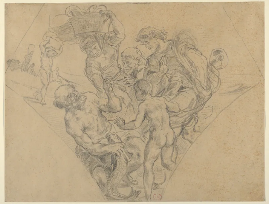 The Tribute Money by Eugène Delacroix
