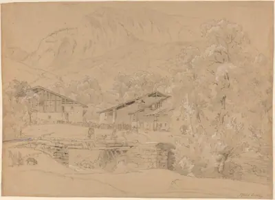 An Alpine Village in Summertime
