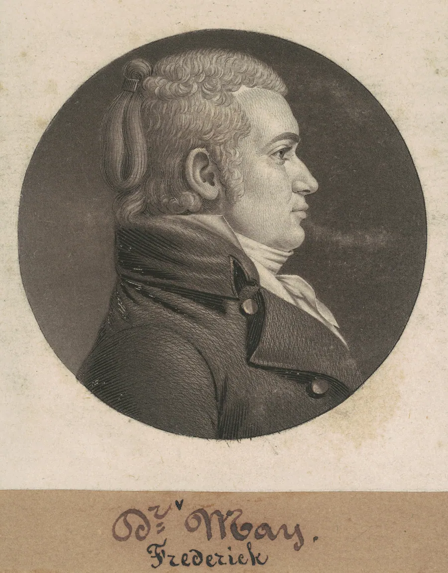 Frederick May by Charles B. J. Févret de Saint-Mémin