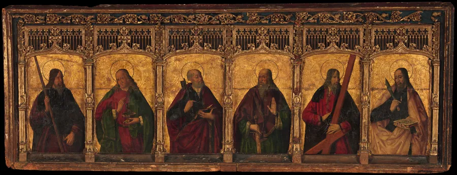 Six Apostles by Spanish (Oña) Painter