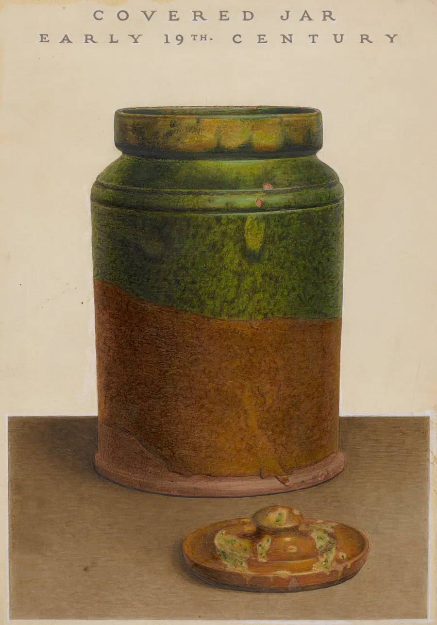 Jar with Cover by Guido Metelli