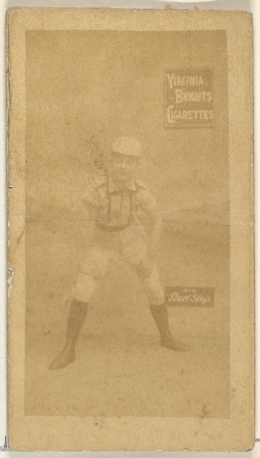 Shortstop, from the Girl Baseball Players series (N48, Type 2) for Virginia Brights Cigarettes by Allen & Ginter