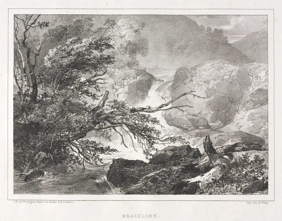 Picturesque Views of Scotland: Brackline by Richard Parkes Bonington