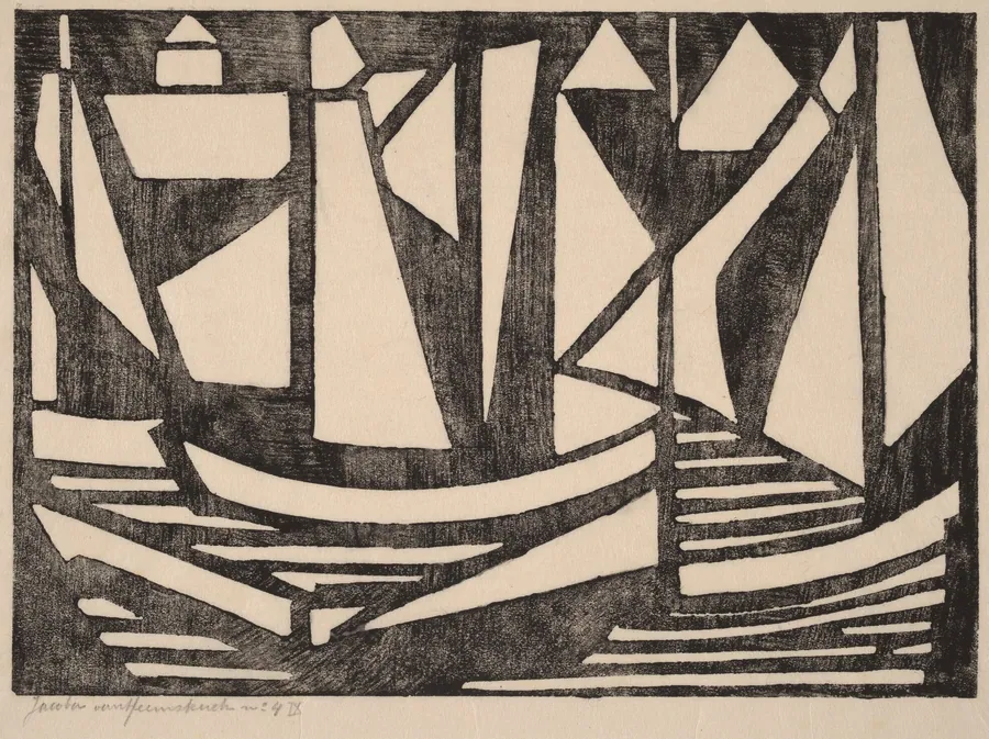 Boats by Jacoba van Heemskerck van Beest