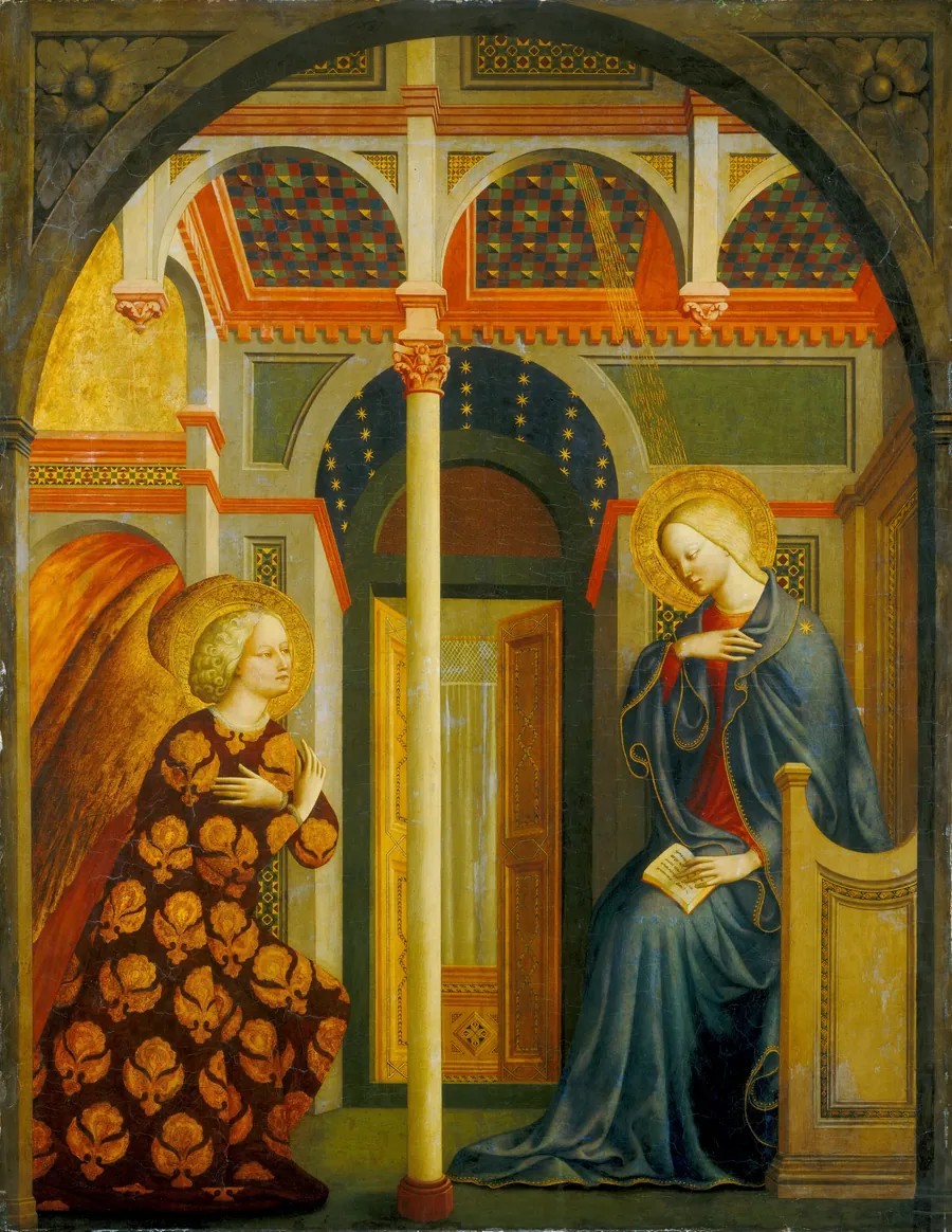 The Annunciation by Masolino da Panicale