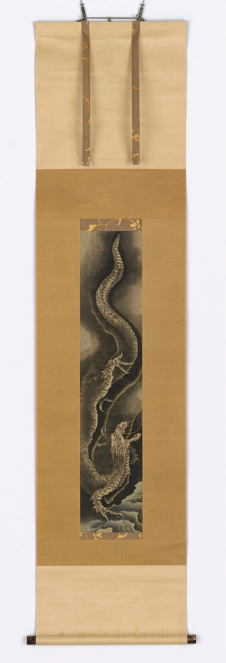 Descending dragon by Katsushika Hokusai 葛飾北斎 (1760-1849)
