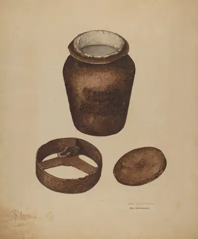 Cast Iron Fruit Jar