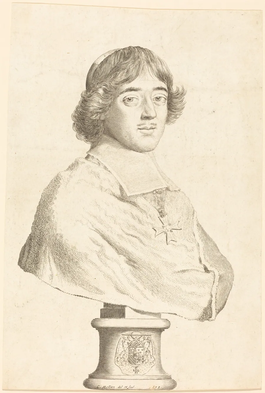 Cardinal de Bouillon by Claude Mellan