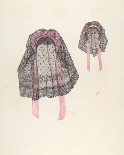 Satin and Lace Hat