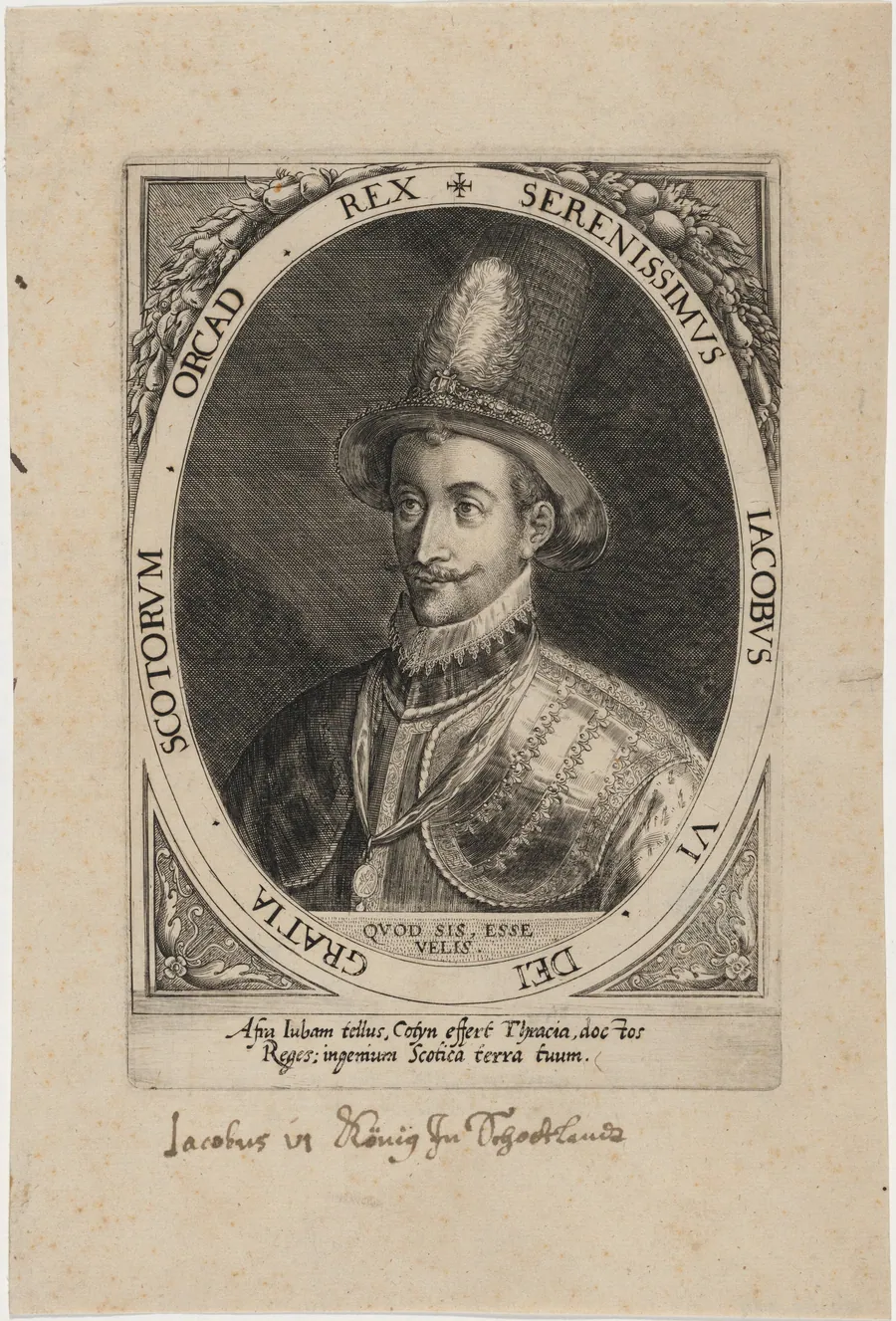 James I as James VI of Scotland by Dominicus Custos