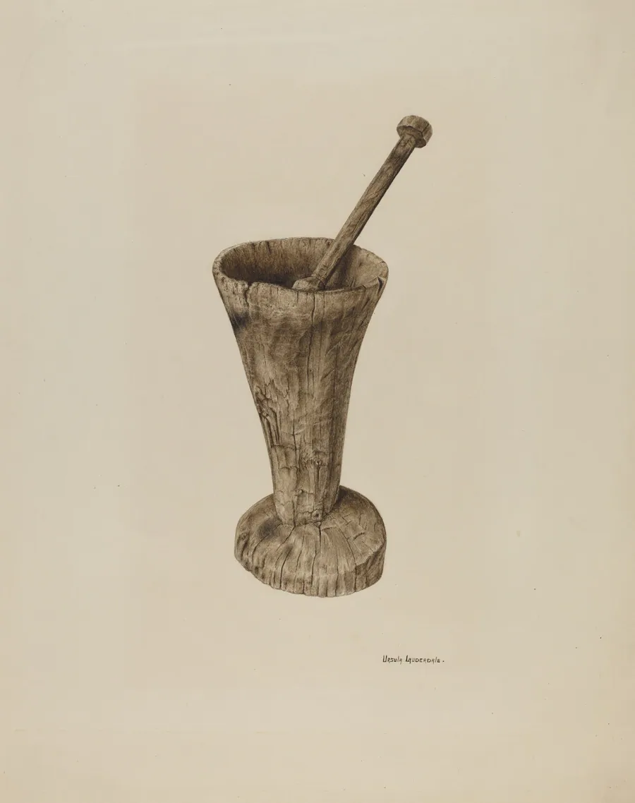 Mortar and Pestle by Ursula Lauderdale