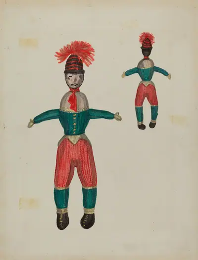 Knitted Doll "Duke"
