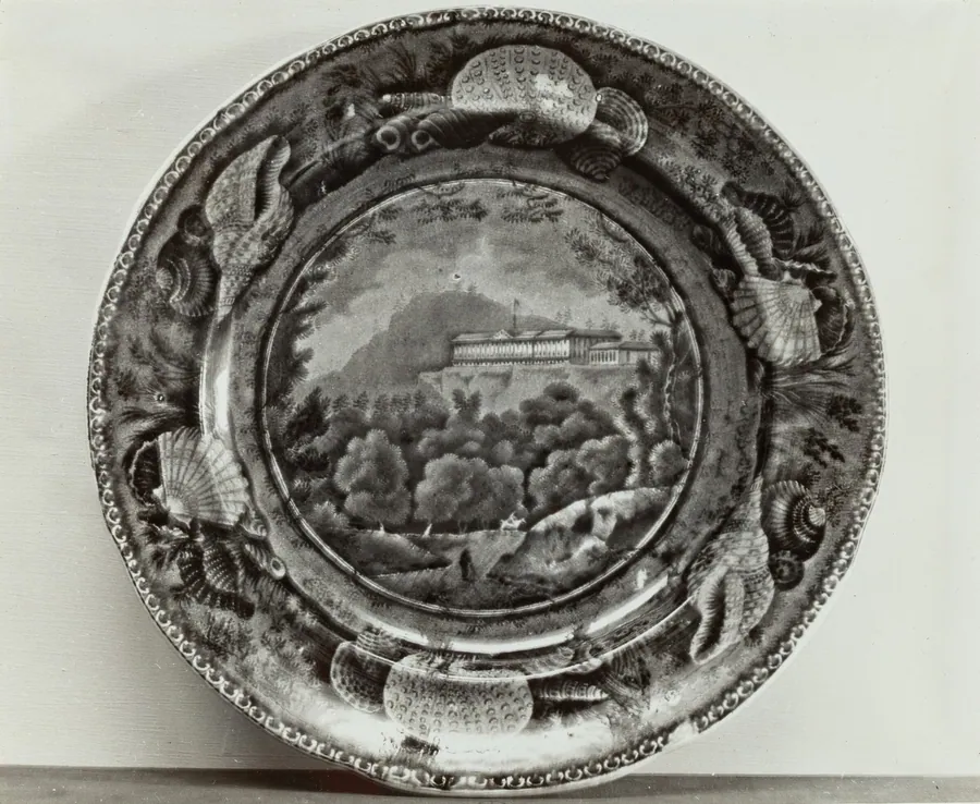Plate - "Orchard House, Catskills" by Helmut Hiatt