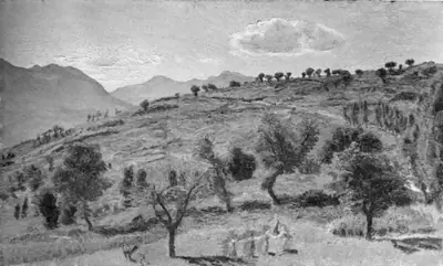 Bjerge ved Cività d'Antino