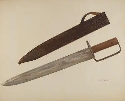 Trench Knife and Sheath
