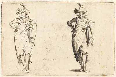 Gentleman Viewed from the Front with Hand on Hip