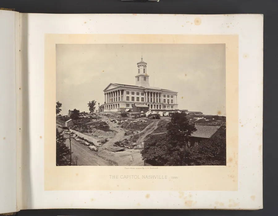 The Capitol, Nashville, Tennessee by George N. Barnard