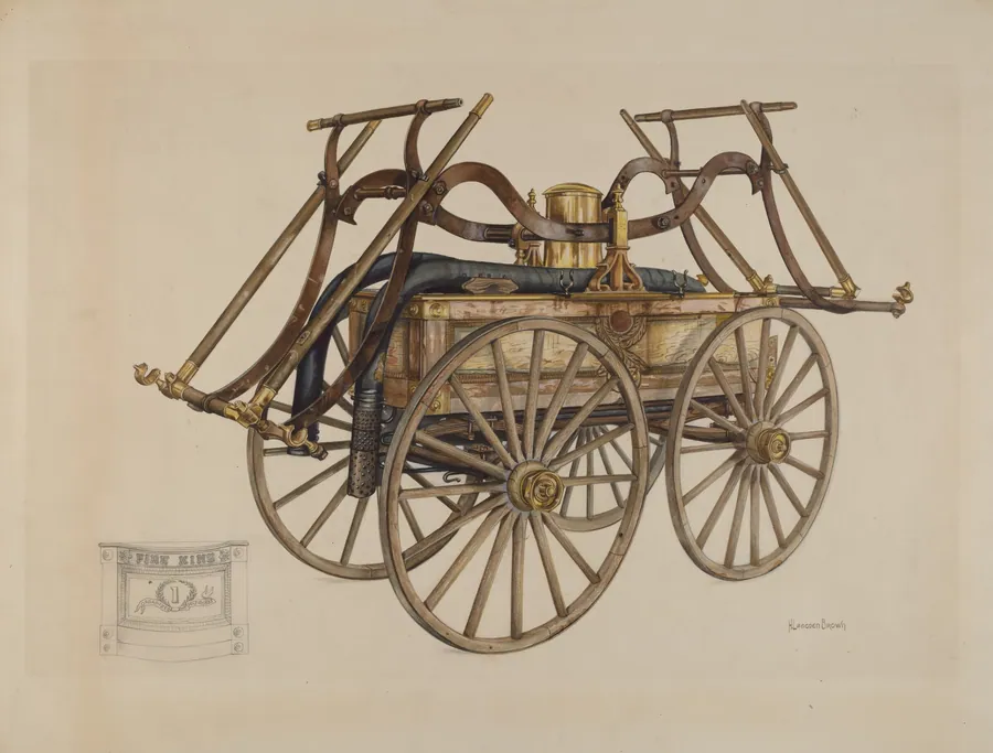 Fire Engine by H. Langden Brown