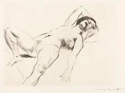 Liegender Weiblicher Akt I (Reclining Female Nude I)