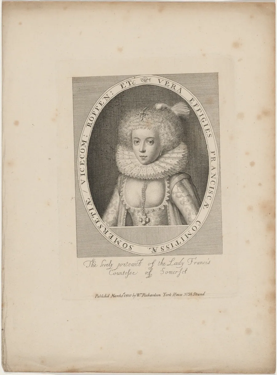 Lady Frances Howard, Countess of Somerset by Unknown 19th Century